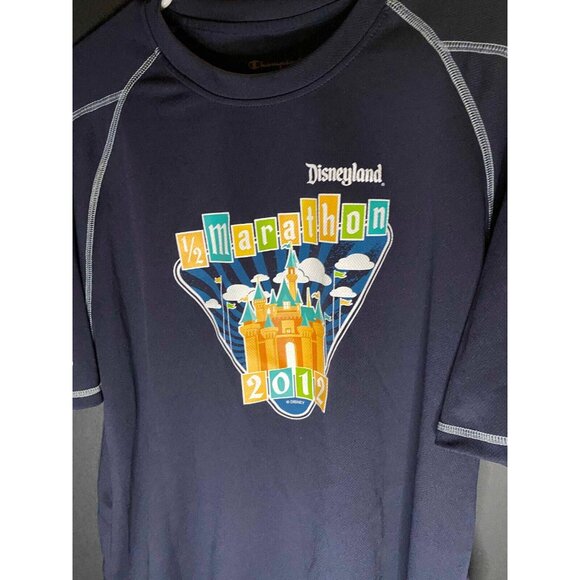 Disneyland 2012 1/2 Marathon Running Champion Double Dry Mens XL Jersey - Picture 2 of 7